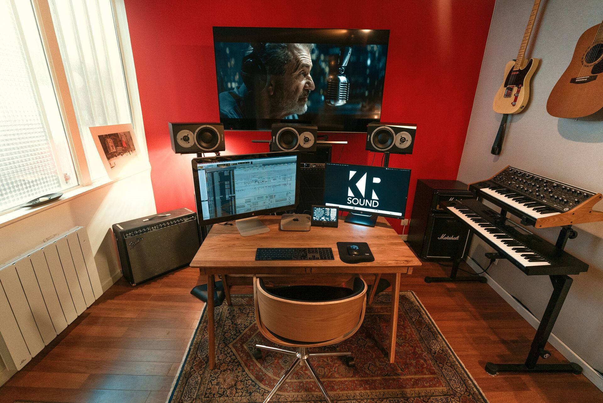Studio B — KR Sound recording room
